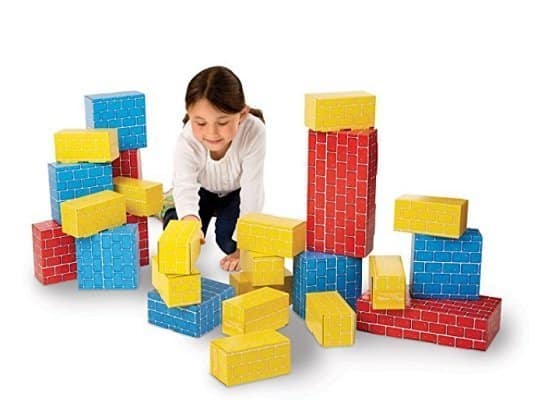 cardboard building blocks for toddlers