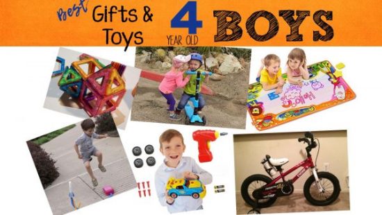 best gifts for 4 year old boy 2018